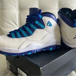 Air Jordan 10 Retro 'Charlotte Hornets' 2016 Size 8